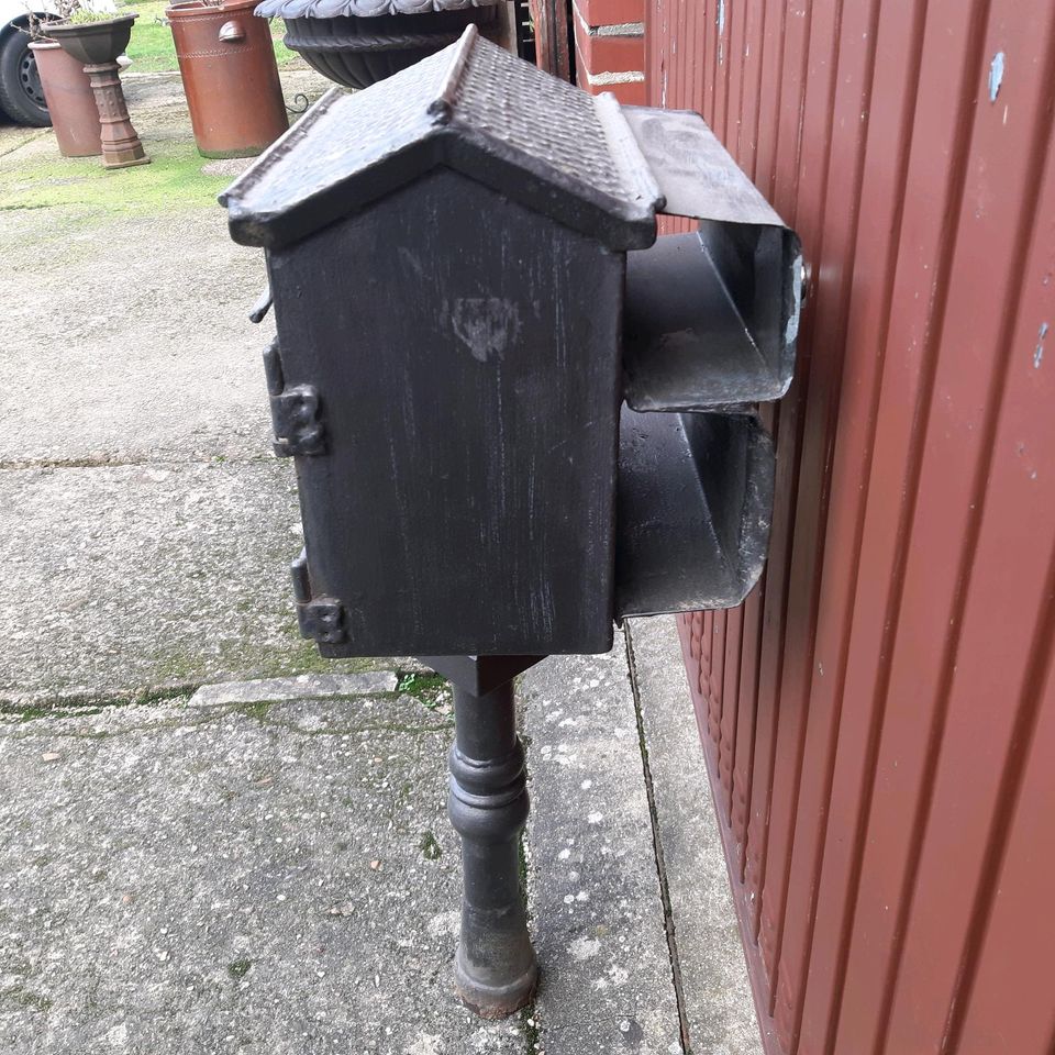 Briefkasten Standbriefkasten Gusseisen Eisen Handgearbeitet Massi in Nörvenich