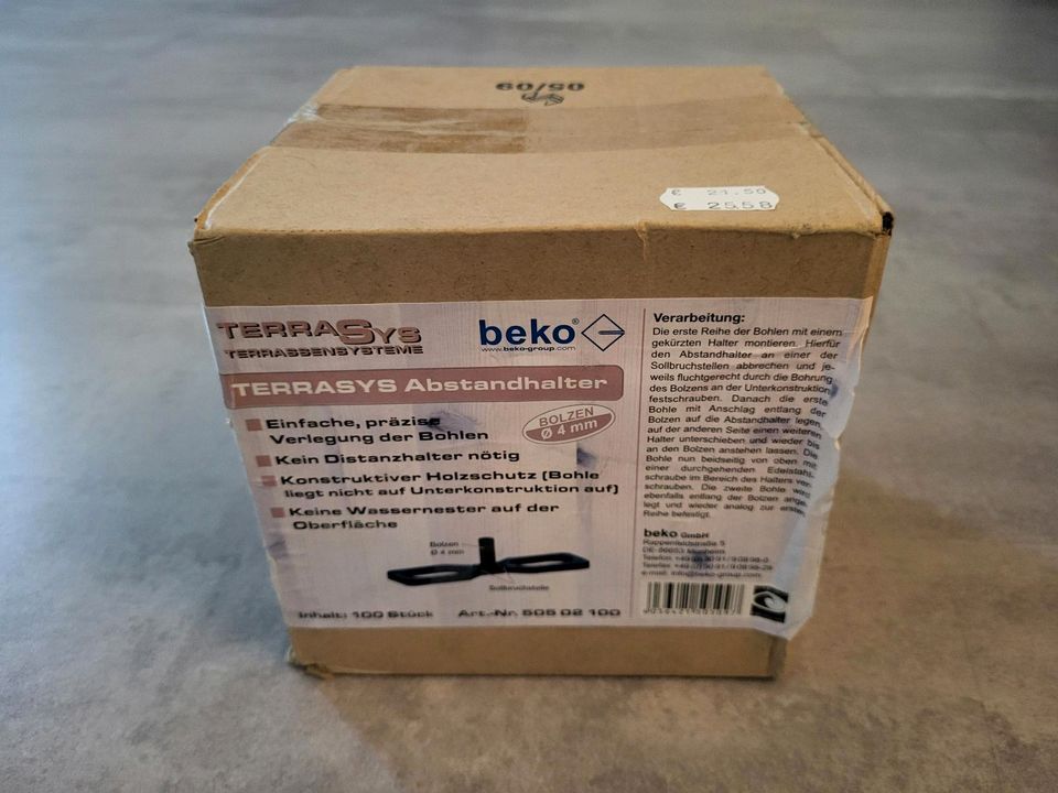 Beko Terrasys Abstandshalter 4mm Neu in Großalmerode