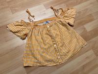 Neu Bershka crop top Bluse kariert schulterfrei Niedersachsen - Lindwedel Vorschau
