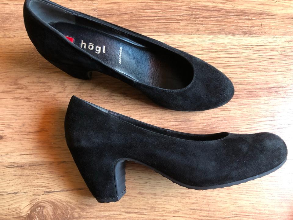 Högl Pumps Sachetto schwarz Wildleder Größe 5,5 / 38 - 38,5 in Berlin
