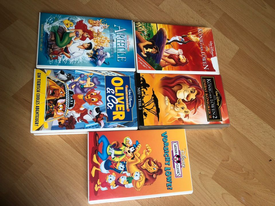 Wundervolle Walt Disney Filme VHS sehr guter Zustand ! in Rödinghausen