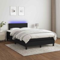 Boxspringbett Bett Polsterbett Matratze LED Schwarz 120x190cm Hessen - Weilburg Vorschau