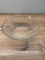 Glasschale Glasschüssel Mid Century DDR Tropfenmuster vintage Sachsen-Anhalt - Salzwedel Vorschau