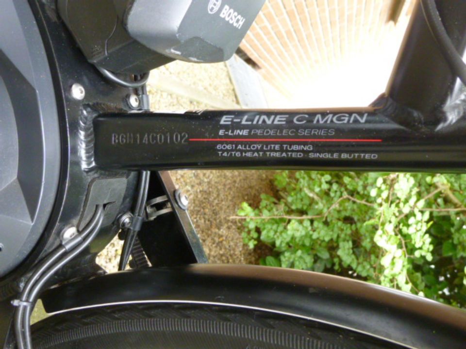E-Bike mit Riemenantrieb 28zoll BERGAMONT E-Line C MGN Nuvi in Havixbeck