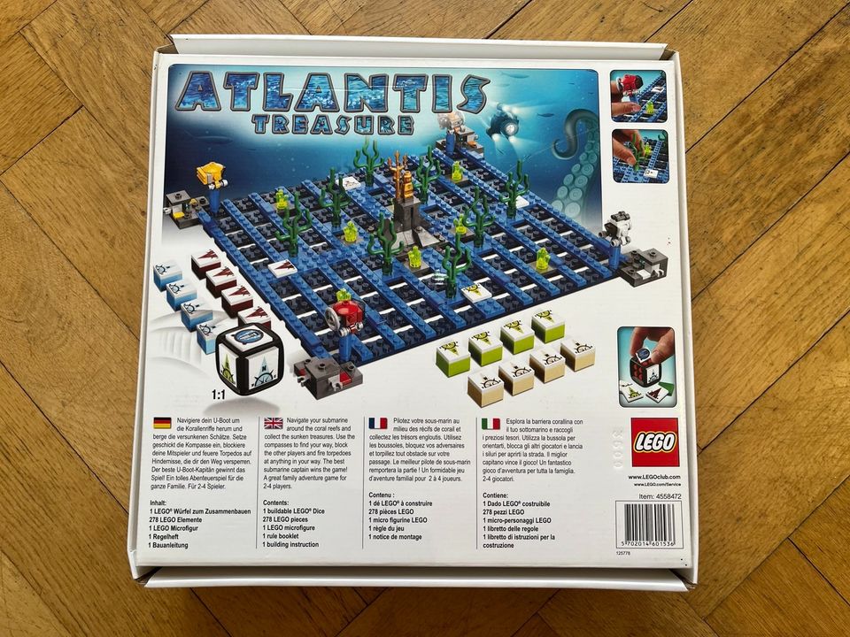 Lego Atlantis Treasure Spiel vollständig in Essen