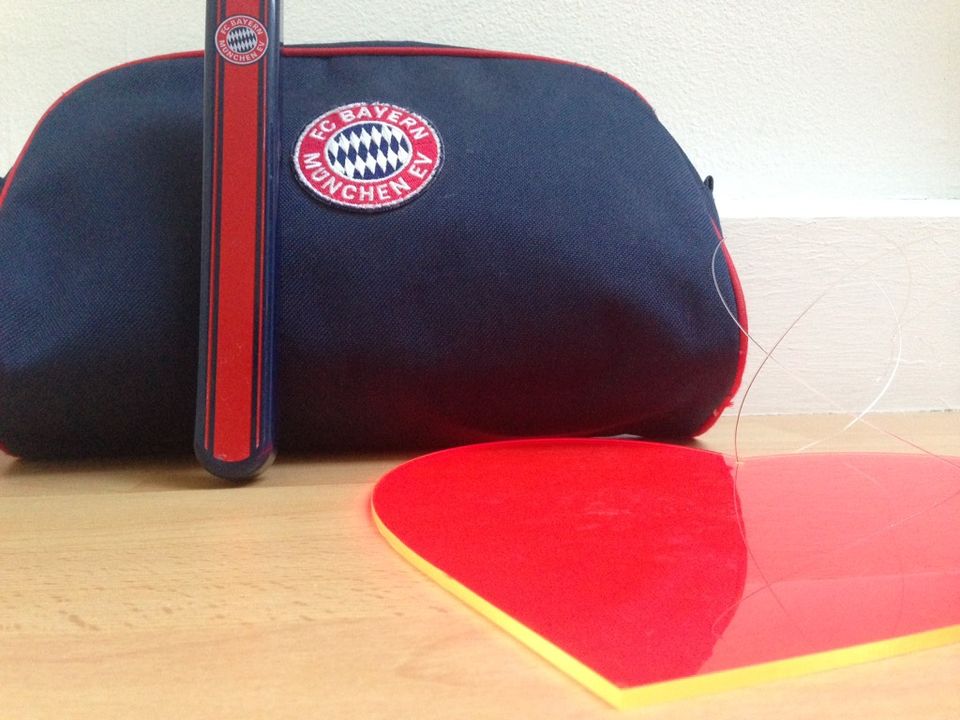 Kulturtasche Beutel Tasche FC Bayern München blau rot neu in Eschwege