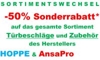 50% Rabatt auf Türbeschläge von HOPPE & AnsaPro ab Niedersachsen - Zeven Vorschau