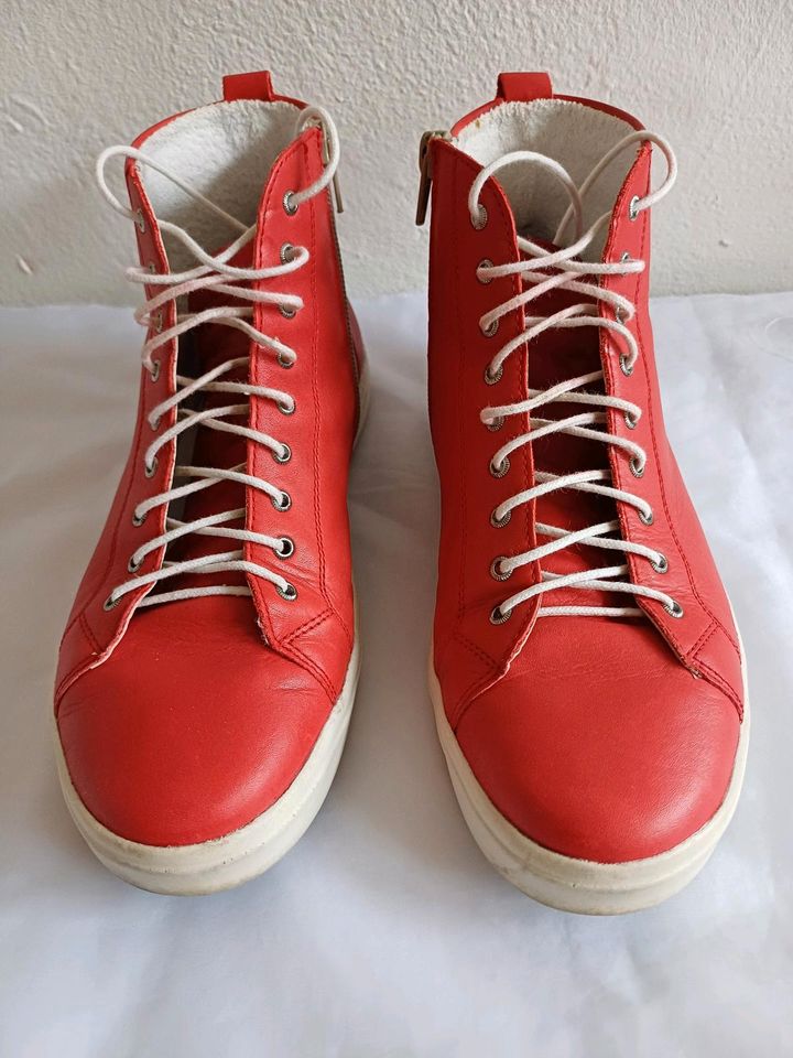 Leder Schuhe gr.38 rot Remonte in Pelm