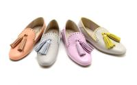 Unützer Loafer Ballerina Tassel Bommel Gr. 36 beige gelb Schuhe München - Maxvorstadt Vorschau