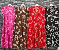 Damen Blumen Motiv Tunika Kleid Volant l xl 2Xl Hessen - Groß-Gerau Vorschau