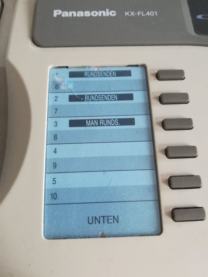 Kopierer FAX  Laserfax Panasonic Telefon KX-FL401 in Hambrücken