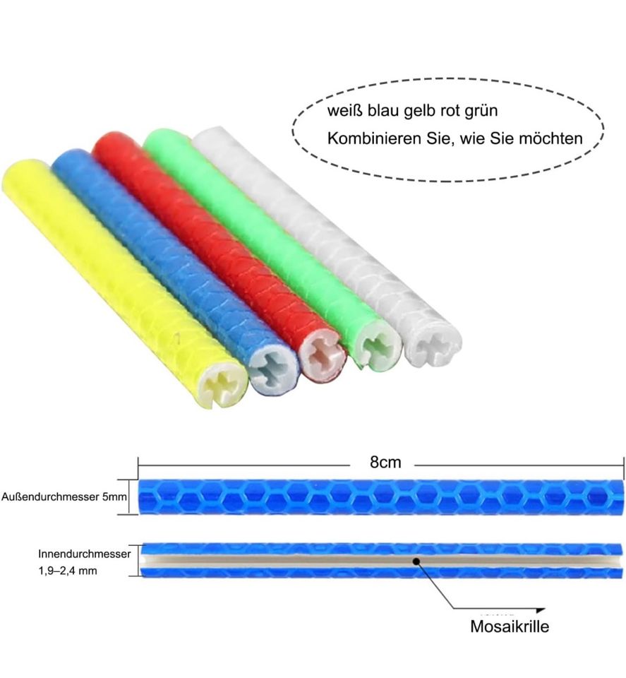 Reflektoren Fahrrad 60 Stück 5 Farben in Dresden