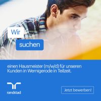 Hausmeister (m/w/d) in Teilzeit gesucht Sachsen-Anhalt - Wernigerode Vorschau