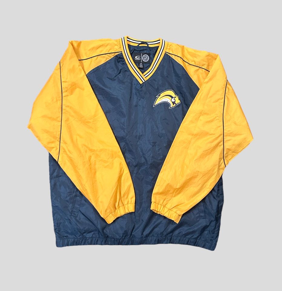 NHL Sweater Pullover Vintage Retro Buffalo Sabres Gr L blau gelb in Krefeld