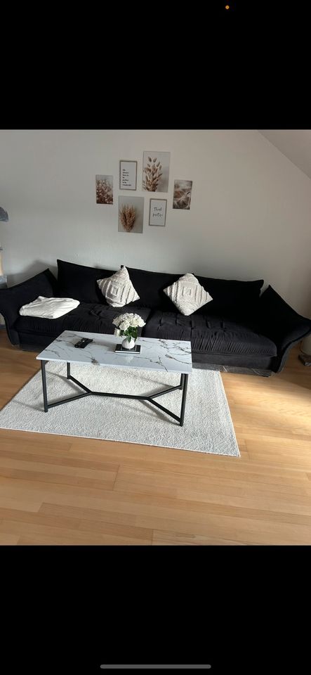 Big Sofa in schwarz in Obernburg