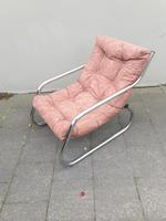 vintage Sessel 50er 60er chrom loft stoff Braun rezro Nordrhein-Westfalen - Borken Vorschau