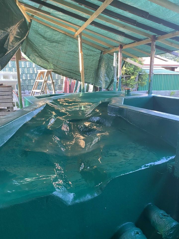 Teichfolie Teichbau Teichbeschichtung mit Polyurea Bundesweit in Kempen