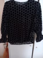 Zara bluse schwarz samt dots gepunkt 34 xs neu ohne Etikett Dortmund - Innenstadt-West Vorschau