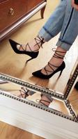 NEU OVP Maje Veloursleder Schwarz Pumps Echt Leder Bänder Gr. 36 Frankfurt am Main - Westend Vorschau
