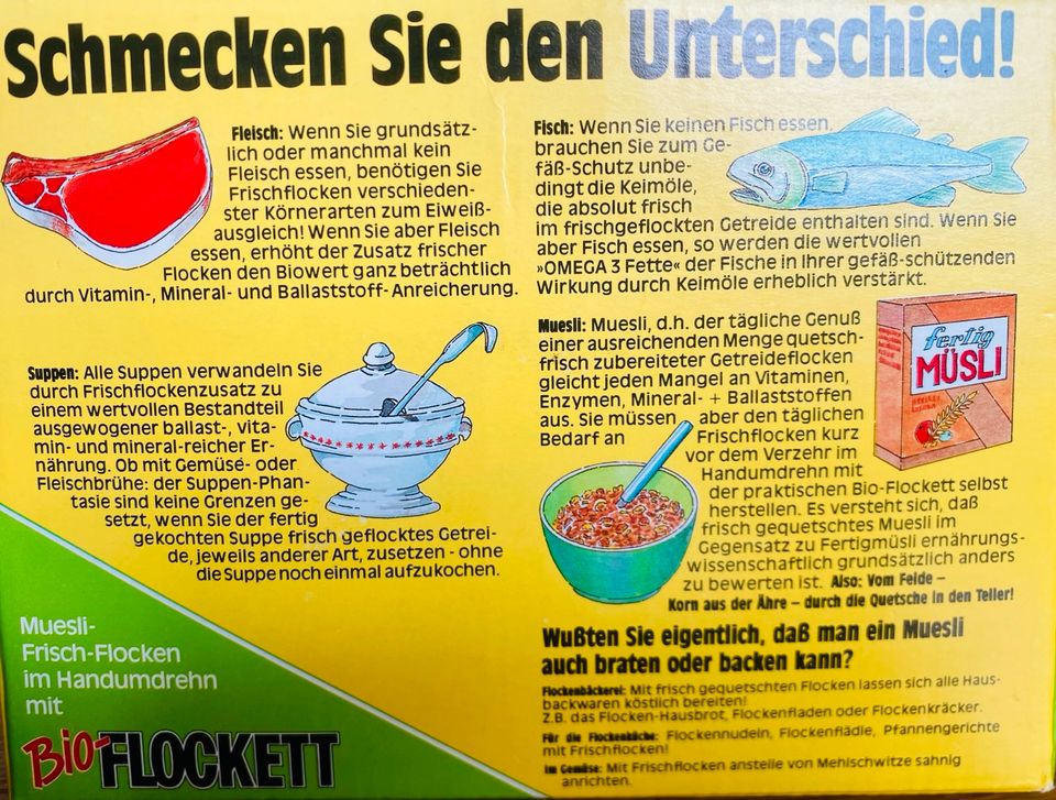 Mercato Flockenmaschine Haferflocken Müsli Bio-Flocket OVP in Pforzheim