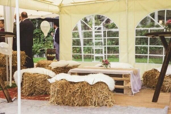 Sonnenschirm Schirm Vermietung Hochzeit Stühle mieten leihen in Sommerhausen Main