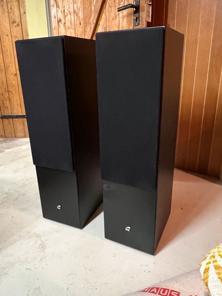 Elac S10 Lautsprecher schwarz guter Zustand in Bornheim