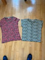 Garcia T-Shirt Shirts geblumt rot grün Gr. S Sachsen-Anhalt - Magdeburg Vorschau