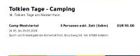 Tolkien Tage,  Camping Ticket für 3 Personen Nordrhein-Westfalen - Dormagen Vorschau