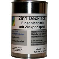 Rostschutzfarbe, RAL 9005 Tiefschwarz, 1 Liter Dose Nordrhein-Westfalen - Rheinberg Vorschau