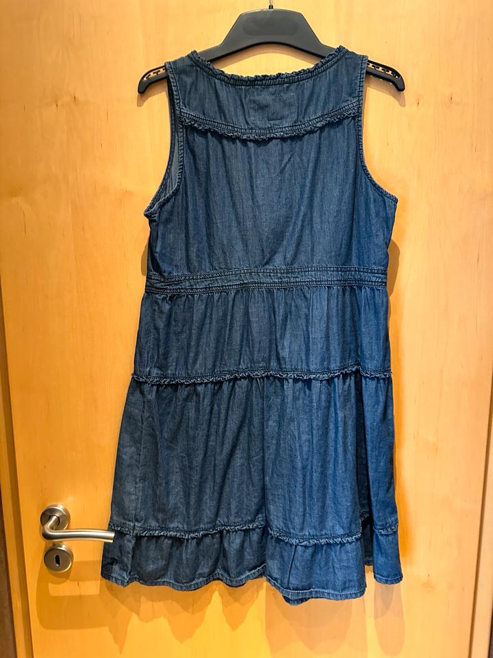 Tom Tailor Denim Kleid Jeanskleid Rüschen L NEU mit Etikett in Minden