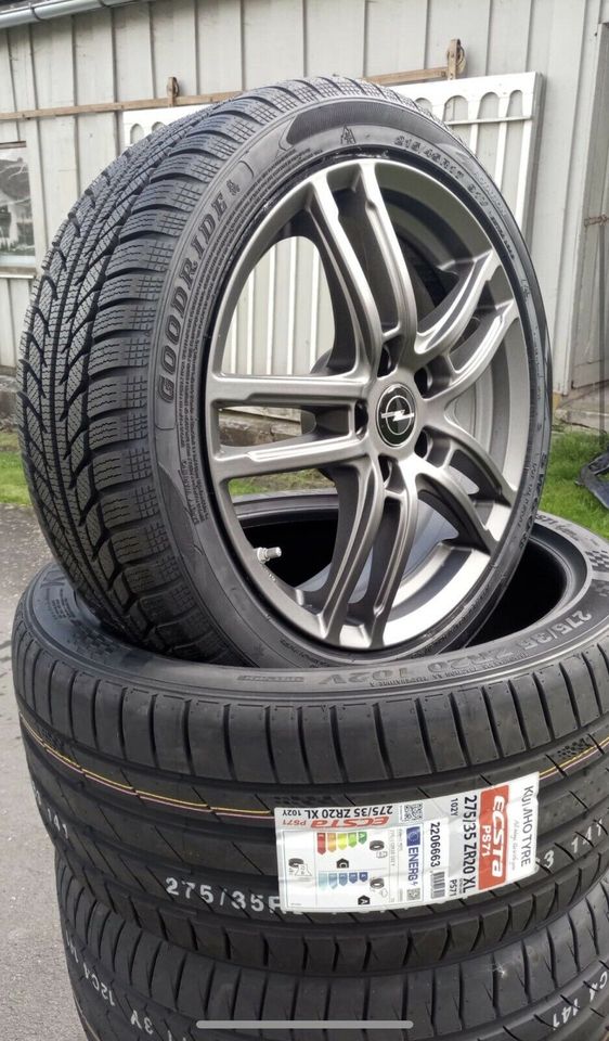 17 Zoll Opel Winterreifen + Felgen 5x110 Corsa D E Zafira A RDKS in Hattingen