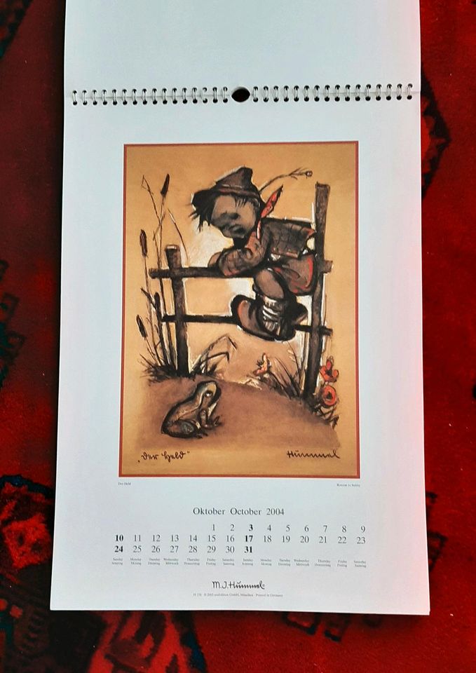 Kalender 2004, Hummel, M.J.Hummel, arsEdition in Zimmern ob Rottweil