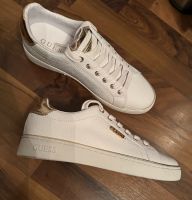 GUESS Damensneaker weiß gold Gr. 40 Aachen - Eilendorf Vorschau