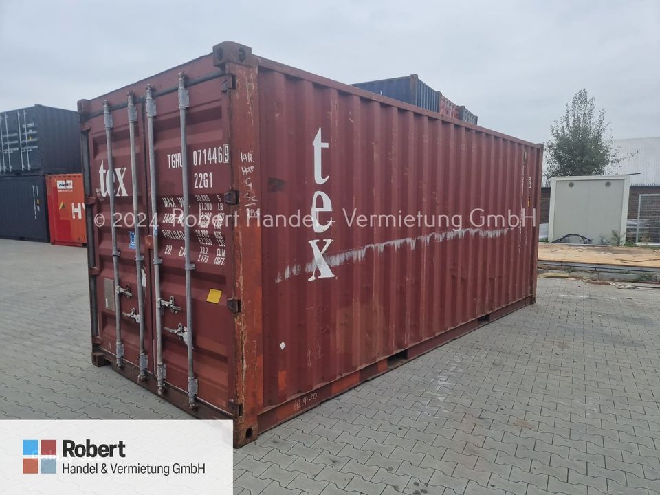 20 Fuss Lagercontainer, gebraucht Seecontainer, Container, Baucontainer, Materialcontainer in Nehmten