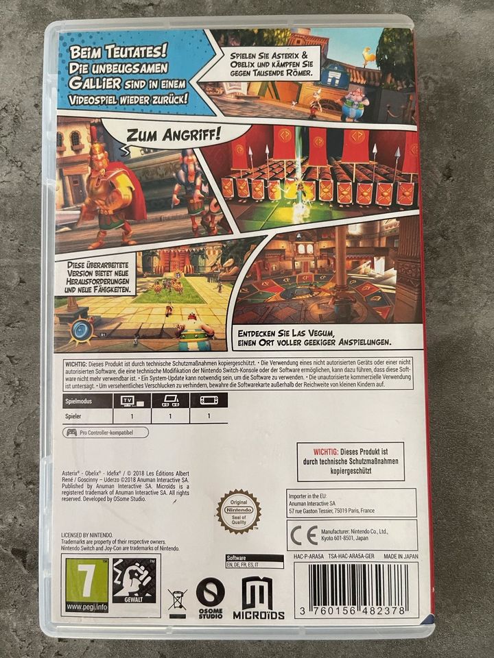 Nintendo Switch Asterix&Obelix XXL2 spiel in Wewelsfleth