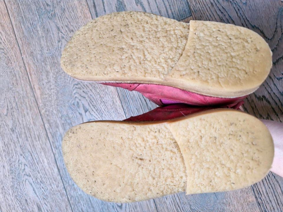 PomPom Chelsea Boots Stiefeletten Leder | pink | Größe 30 in Buchholz in der Nordheide