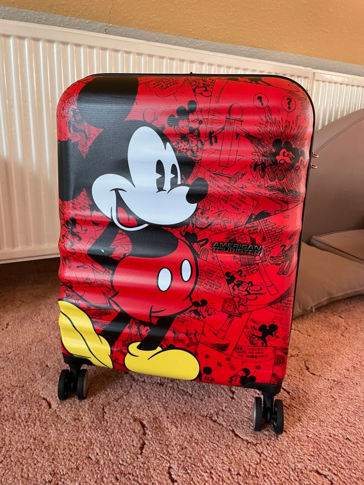 Mickey Mouse Koffer American Tourister Handgepäck in Schildow