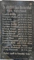 Gedenktafel von 1914 - 1918 Hessen - Felsberg Vorschau
