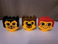 Lego Duplo Retro Tierköpfe, Hund, Katze, Mensch Baden-Württemberg - Mauer Vorschau