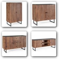 Regal TV Schrank Kommode Bartruhe Akazienholz Sideboard Brandenburg - Schöneiche bei Berlin Vorschau