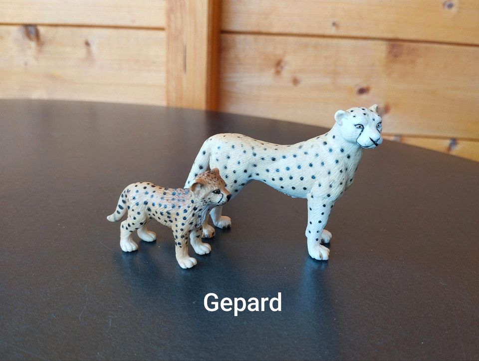 Schleich Gepard Leopard Jaguar in Bad Soden-Salmünster