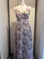 Maxikleid (weiß lila grün) Hessen - Baunatal Vorschau
