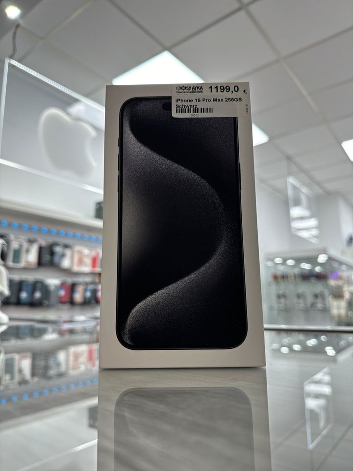 ⭐️ WOW Angebot ⭐️ iphone 15 Pro Max 256GB Schwarz  Neu OVP in Mönchengladbach