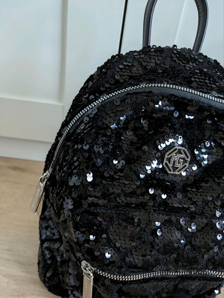 Marina galanti Designer Pailletten Rucksack schwarz in Hamburg