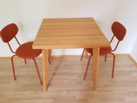 Echtholz Tisch mit zwei Stühlen Hessen - Kronberg im Taunus Vorschau