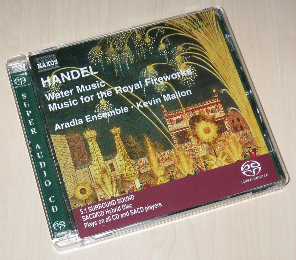 Naxos SACD Handel Water Fireworks Music Feuerwerksmusik Klassik in Aschaffenburg