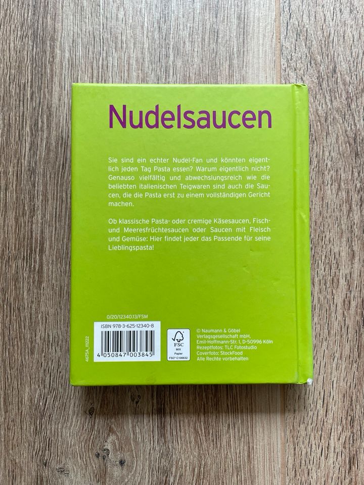 Buch Kochbuch Nudelsaußen Nudelsaucen in Leimen