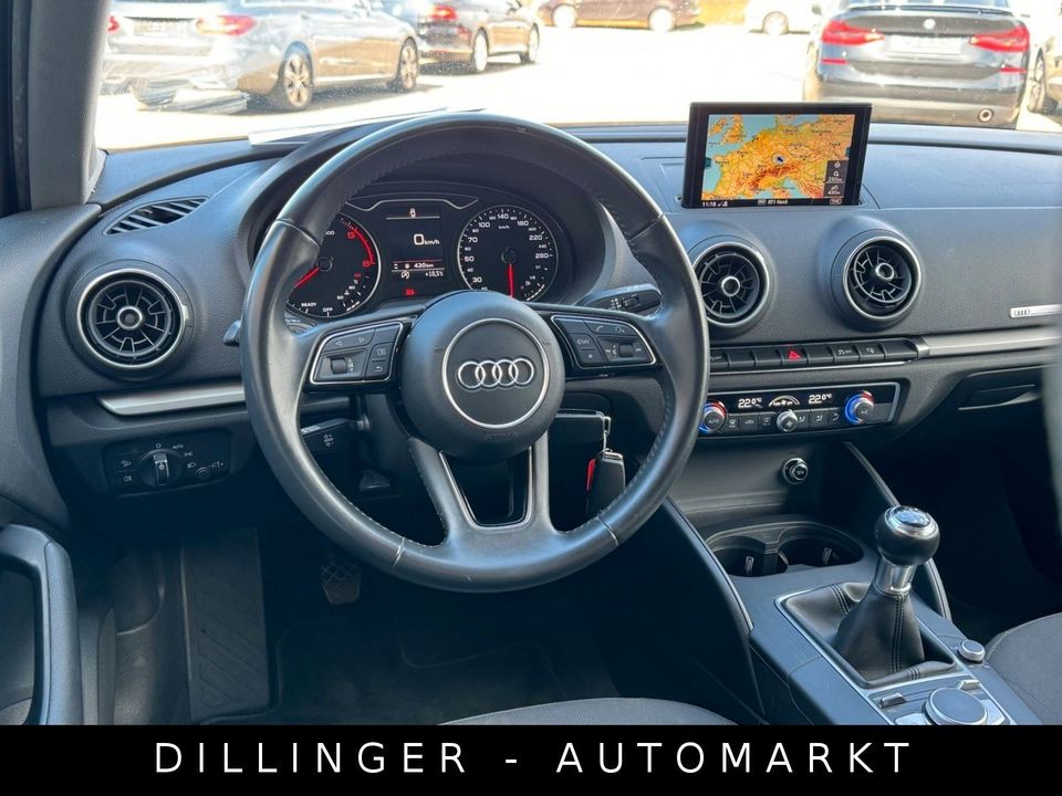 Audi A3 1.6 TDI Sportback Nav Klima MFL Tem PDC Xenon in Dillingen (Donau)