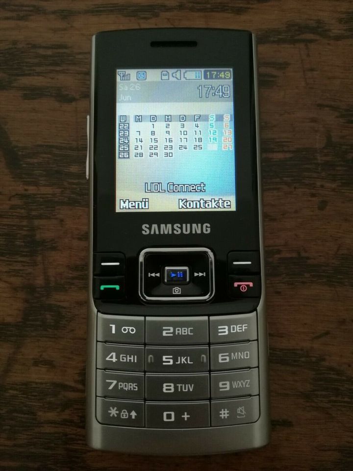 Samsung SGH M200 Titanium Silber, kein Simlock, neuer Akku in Leipzig