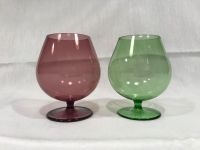 Vintage Congac Glas grün  Lila Retro Niedersachsen - Winsen (Aller) Vorschau